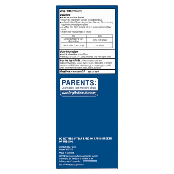 Theraflu-D PSE Flu Relief and Nasal Decongestant, Cherry, 8 OZ