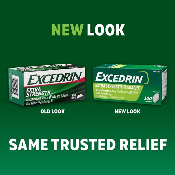 Excedrin Extra Strength Headache Pain Relief Caplets