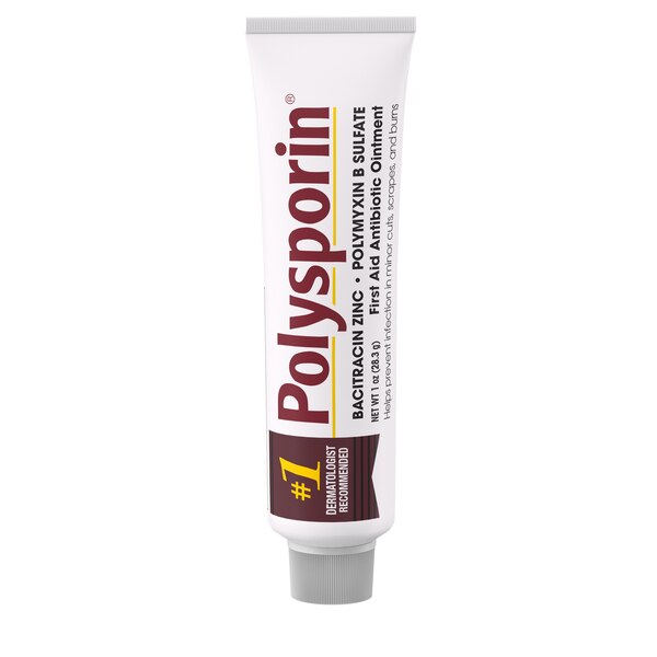 Polysporin First Aid Topical Antibiotic Ointment, Travel Size, 1 OZ