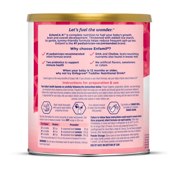 Enfamil A.R. Instant Formula, 12.9 OZ
