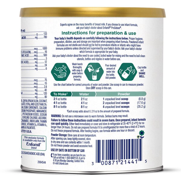 Enfamil ProSobee Powder Can, 12.9 OZ