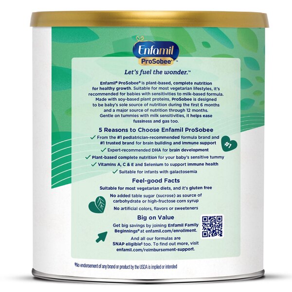Enfamil ProSobee Powder Can, 12.9 OZ