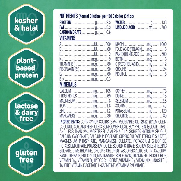 Enfamil ProSobee Simply Plant-Based Infant Formula Powder, Lactose-Free, 20.9 OZ, 1 CT