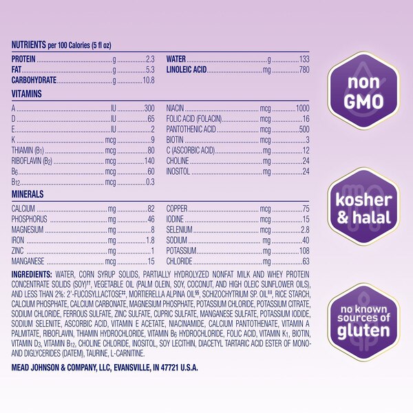 Enfamil NeuroPro Gentlease Nursettes, 6 PK