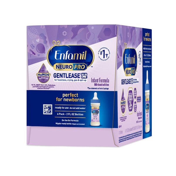Enfamil NeuroPro Gentlease Nursettes, 6 PK