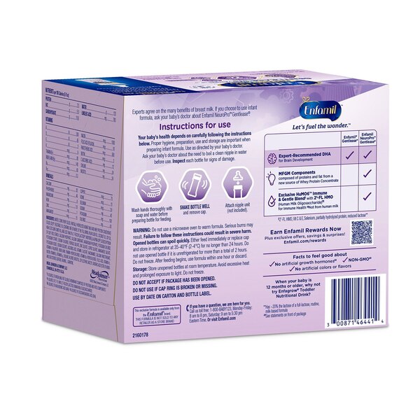 Enfamil NeuroPro Gentlease Nursettes, 6 PK
