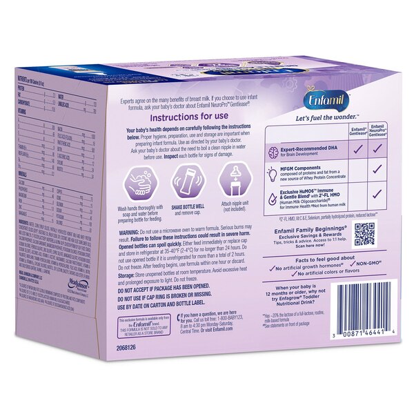 Enfamil NeuroPro Gentlease Nursettes, 6 PK
