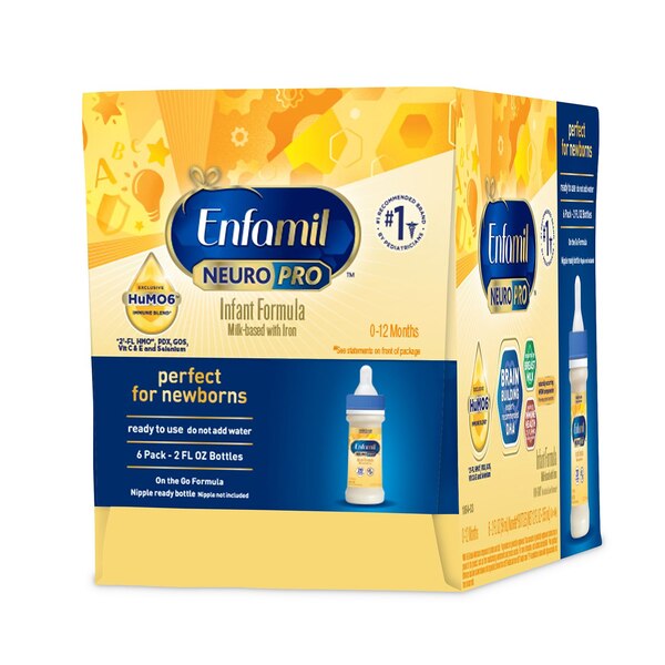 Enfamil NeuroPro Infant RTU Nursettes, 2 OZ, 6 PK