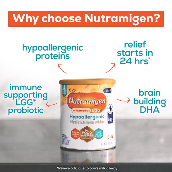 Nutramigen LGG Powder Can with Enflora, 12.6 OZ