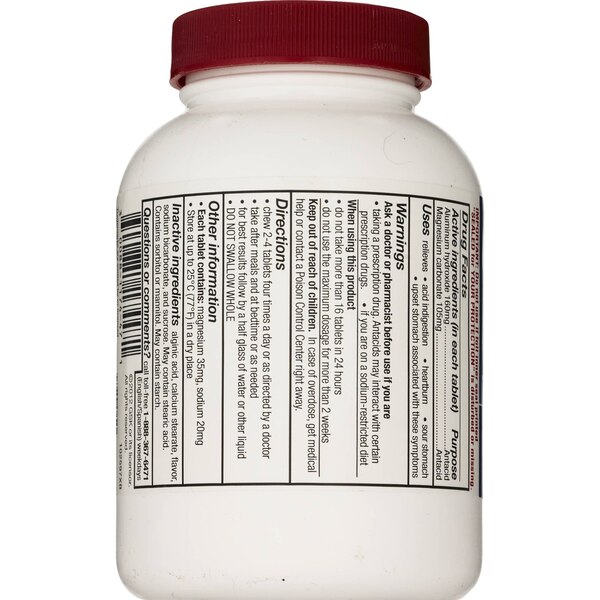 Gaviscon Extra Strength Antacid Chewable Tablets, 100 CT