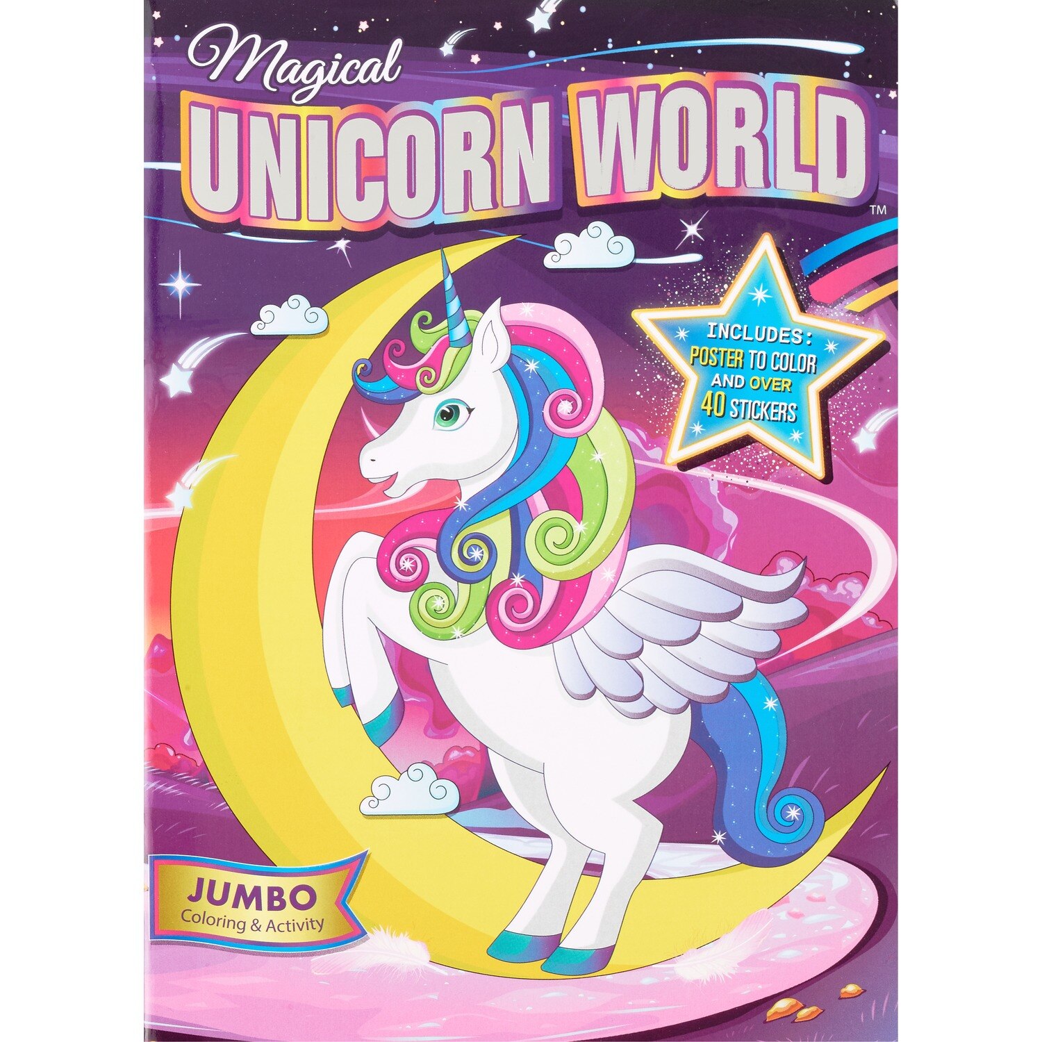 Lisa Frank - Libro para colorear jumbo