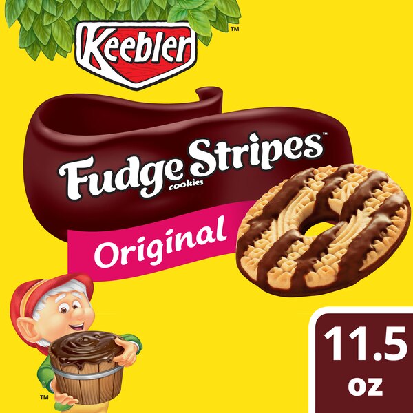 Keebler Fudge Stripes Cookies, 11.5 oz