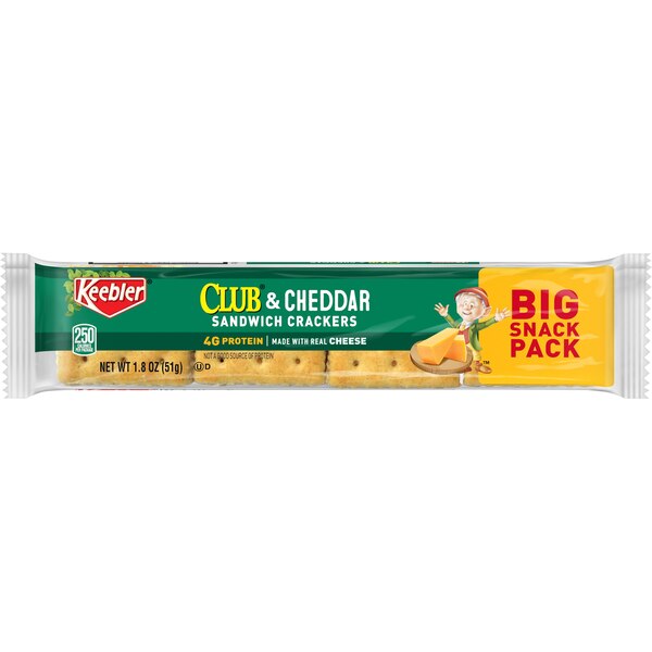 Keebler Club & Cheddar Sandwich Crackers, 1.8 oz