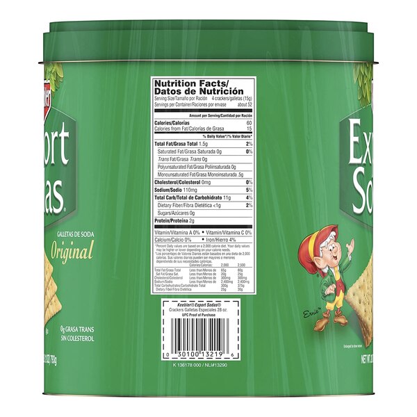 Keebler Export Sodas Original Crackers, 28 OZ