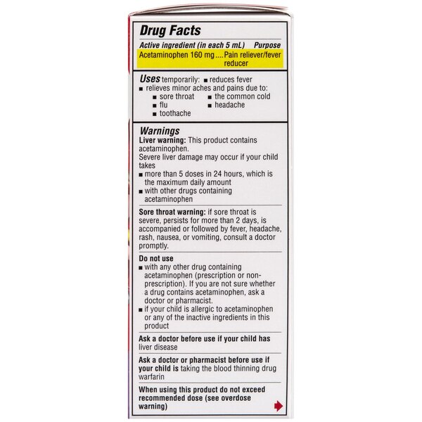 PediaCare Children's Acetaminophen Grape 4 OZ