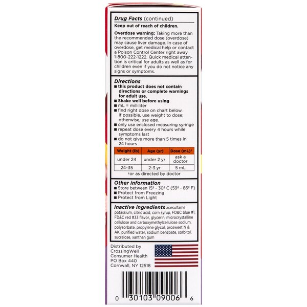 PediaCare Infants' Acetaminophen Grape, 1 OZ