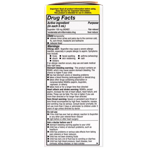 PediaCare Children's Ibuprofen Berry, 4 OZ