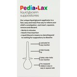 Pedia Lax Liquid Glycerin Suppositories, 6 CT, thumbnail image 2 of 3