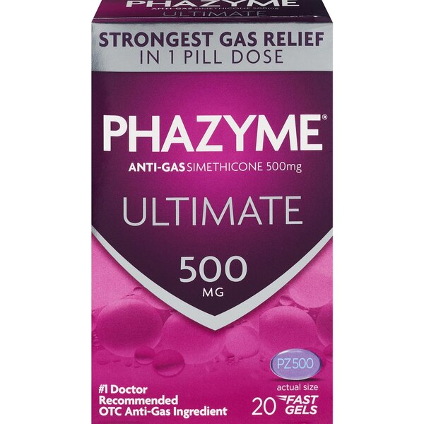 Phazyme Ultimate 500mg Anti-Gas Fast Gels