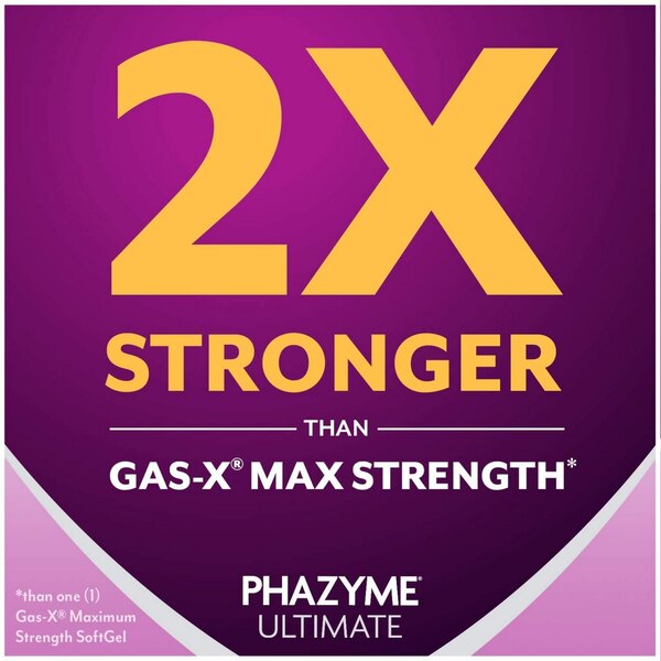 Phazyme Ultimate 500mg Anti-Gas Fast Gels