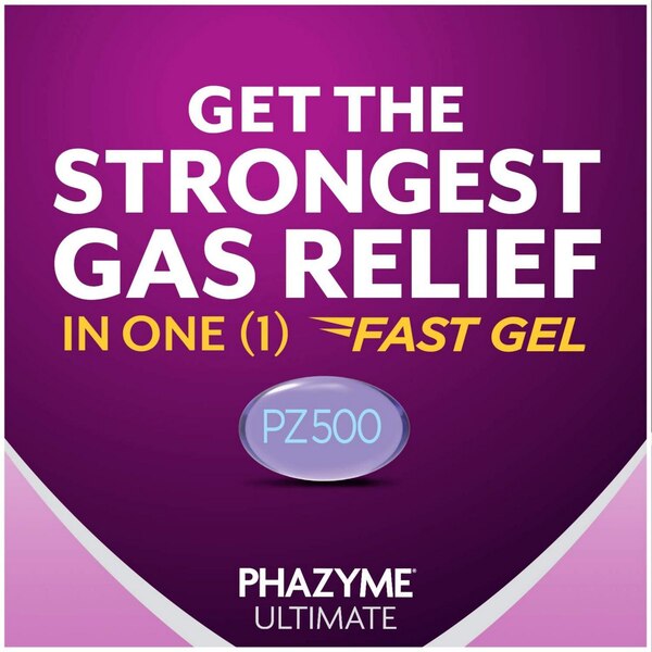Phazyme Ultimate 500mg Anti-Gas Fast Gels