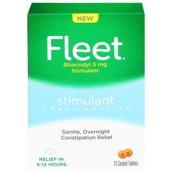 Fleet Laxative Stimulant Coated Tablets, 25 CT