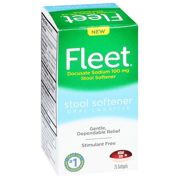 Fleet Stool Softner, 25 CT
