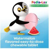 Pedia-Lax Laxative Chewable Tablets for Kids, Ages 2-11, Watermelon, 30 CT, thumbnail image