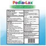 Pedia-Lax Laxative Chewable Tablets for Kids, Ages 2-11, Watermelon, 30 CT, thumbnail image