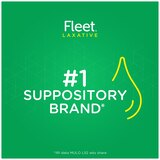 Fleet Laxative Liquid Glycerin Suppositories, 4 CT, thumbnail image