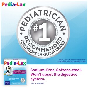Pedia-Lax Liquid Glycerin Suppositories for Kids