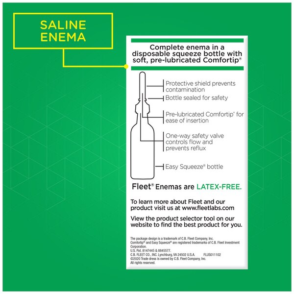 Fleet Laxative Saline Enema