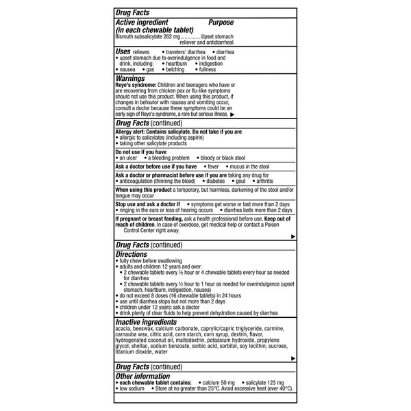 Pepto Bismol Chews, 24 CT