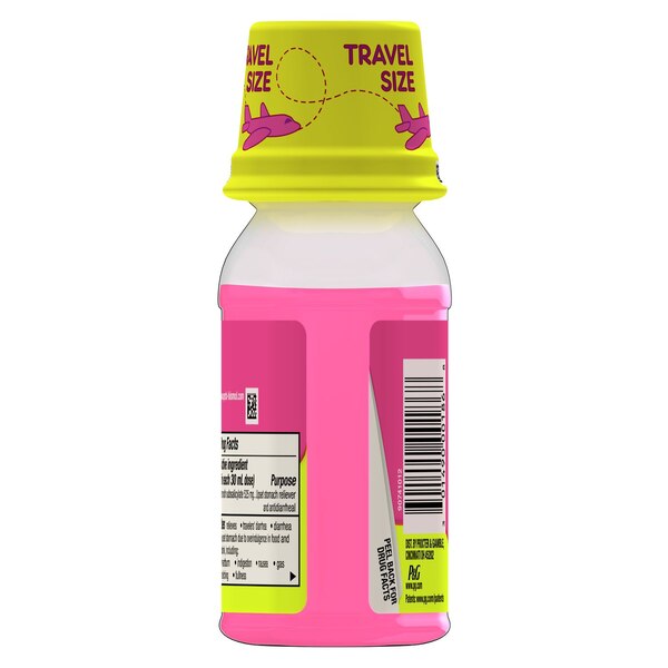 Pepto Bismol 5 Symptoms Digestive Relief Liquid, 3.4 OZ Travel Size