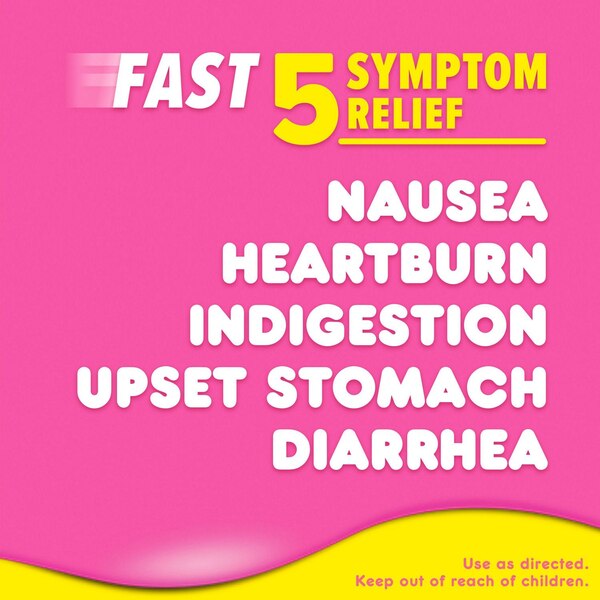 Pepto Bismol 5 Symptoms Digestive Relief Liquid