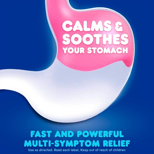 Pepto Bismol Ultra 5 Symptom Relief Liquid, Original, 8 OZ