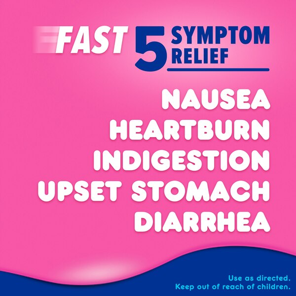 Pepto Bismol Ultra 5 Symptom Relief Liquid