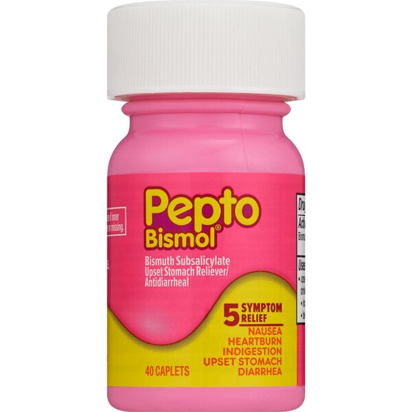 Pepto Bismol 5 Symptom Relief Caplets