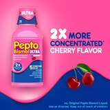 Pepto Bismol Liquid Ultra, Cherry Flavor, 12 OZ, thumbnail image