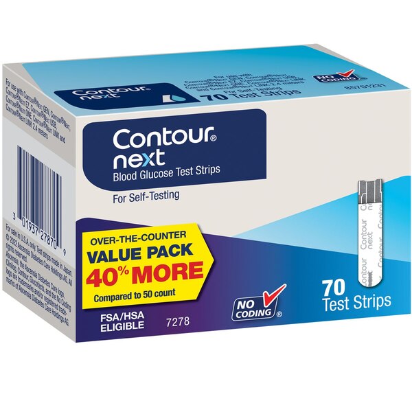 Contour Next Blood Glucose Test Strips