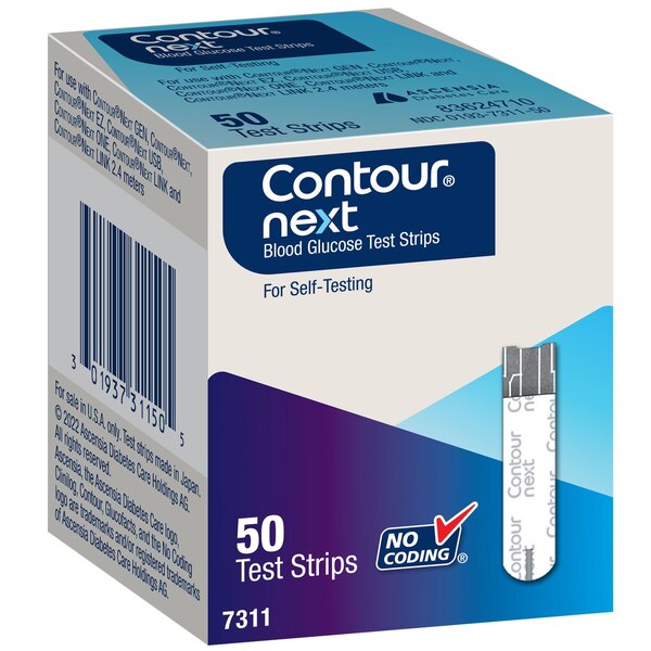 Contour Next Blood Glucose Test Strips