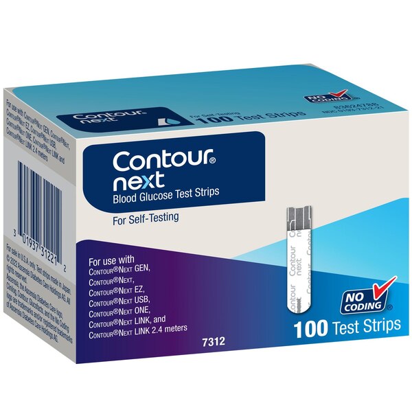 Contour Next Blood Glucose Test Strips