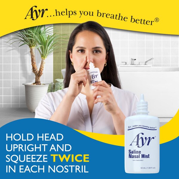 Ayr Saline Nasal Mist, 1.69 OZ