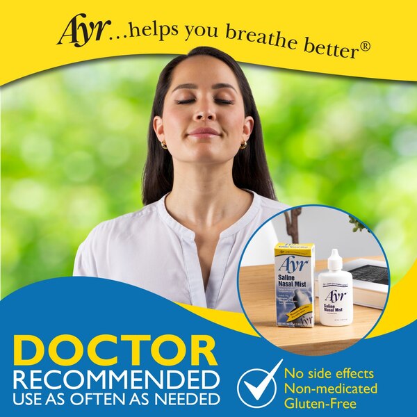 Ayr Saline Nasal Mist, 1.69 OZ