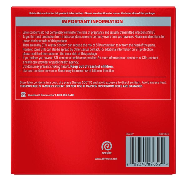 Durex Extra Sensitive Ultra Thin Lubricated Latex Condoms