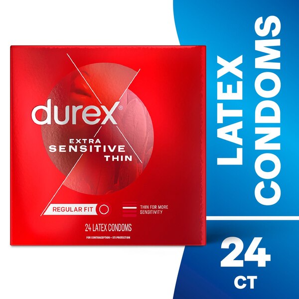 Durex Extra Sensitive Ultra Thin Lubricated Latex Condoms
