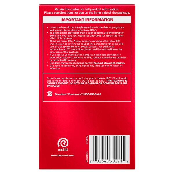 Durex Extra Sensitive Ultra Thin Lubricated Latex Condoms