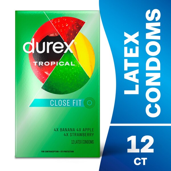 Durex Tropical Flavored Premium Condoms