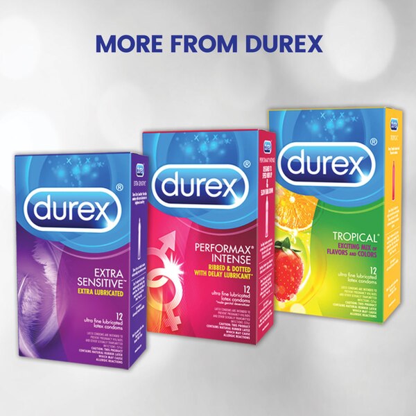 Durex Avanti Bare Real Feel Lubricated Non-Latex Condoms