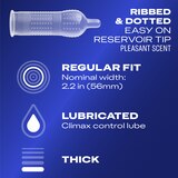 Durex Condom Prolong Natural Latex Condoms, 12 Count, thumbnail image 5 of 8